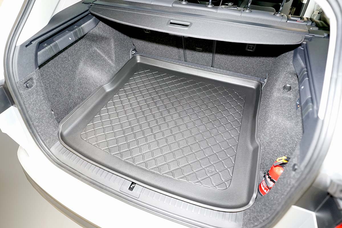 Kofferbakmat Skoda Enyaq iV Coupe Coupe - 2022-heden - Guardliner (Past in versie met hoge kofferbakvloer of verstelbare kofferbakvloer in middelste positie)