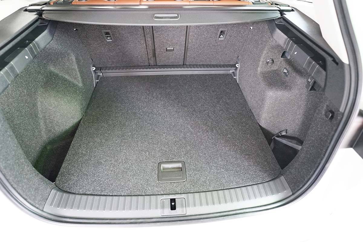 Kofferbakmat Skoda Enyaq iV Coupe Coupe - 2022-heden - Guardliner (Past in versie met hoge kofferbakvloer of verstelbare kofferbakvloer in middelste positie)
