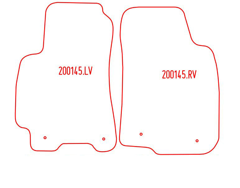 Automatten Daewoo Lanos hatchback / Lanos sedan (1997-2003)
