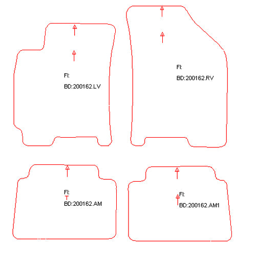 Automatten Chevrolet Lacetti (2004-2010)