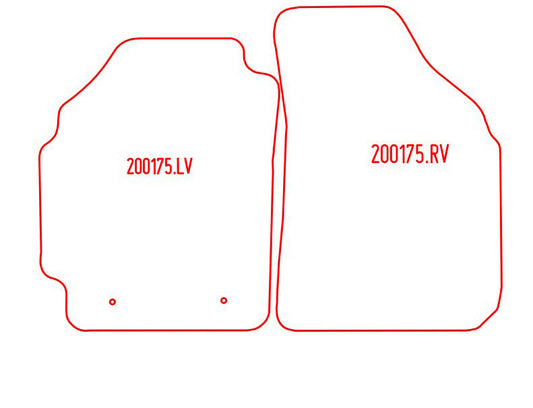 Automatten Daewoo Matiz (1998-2001)