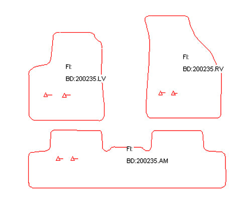 Automatten Chevrolet Tacuma (2001-2009)