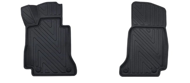 Rubbermatten Mercedes A-klasse 2012-heden (voorset) - Premium carbonlook