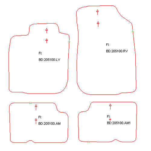 Automatten Dacia Logan (2005-2012)