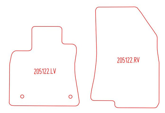 Automatten Dacia Sandero hatchback / Sandero Stepway suv (2021-Heden)