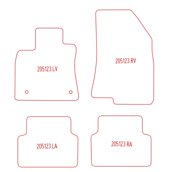 Automatten Dacia Jogger (2021-Heden)