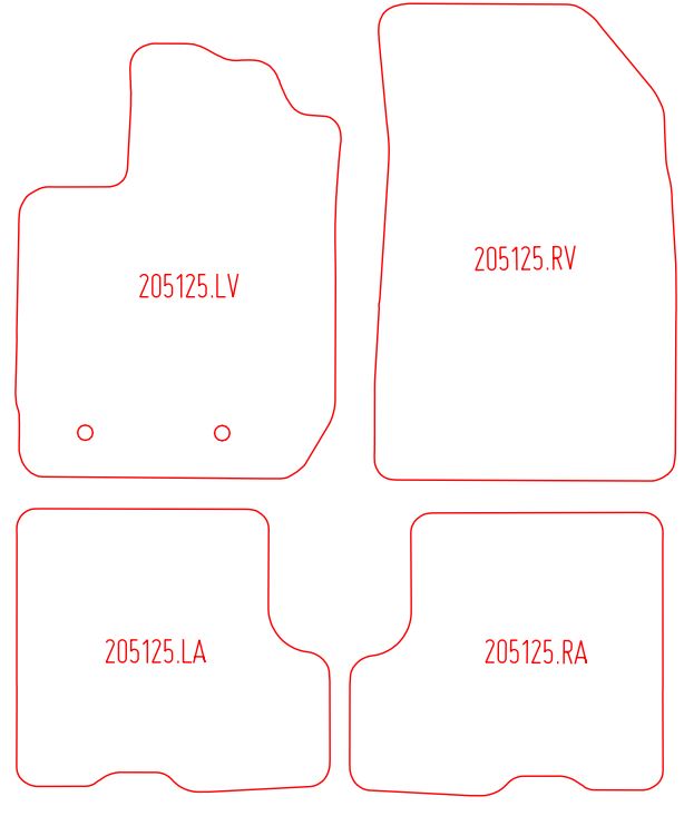 Automatten Dacia Duster (2018-2023)