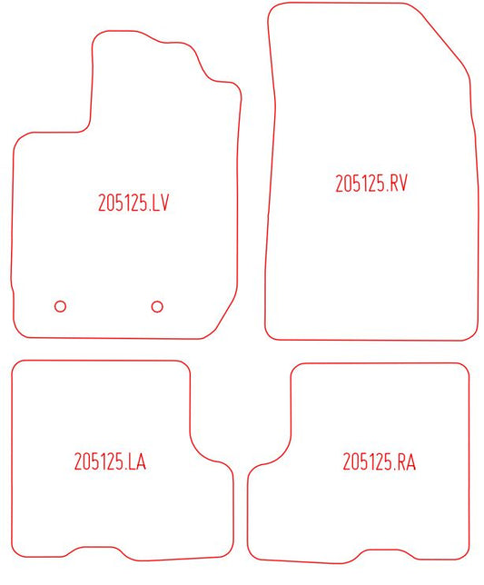Automatten Dacia Duster (2018-2023)