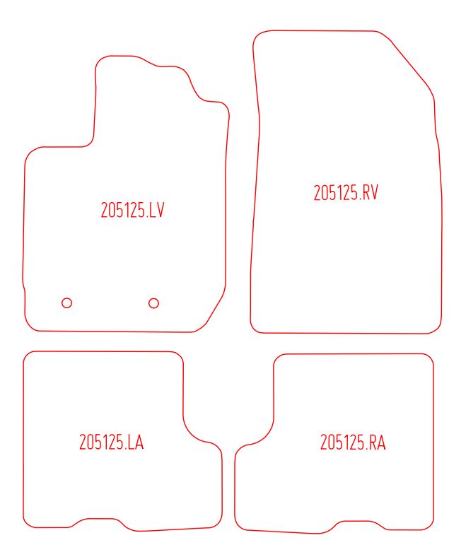 Automatten Dacia Duster (2018-2023)