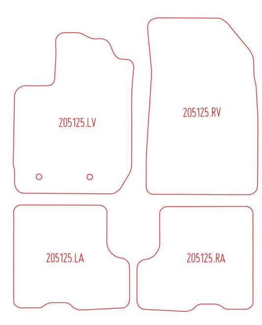 Automatten Dacia Duster (2018-2023)