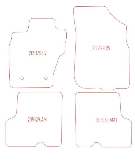 Automatten Dacia Duster (2014-2014)