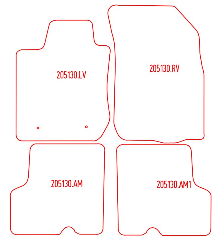Automatten Dacia Duster (2014-2014)