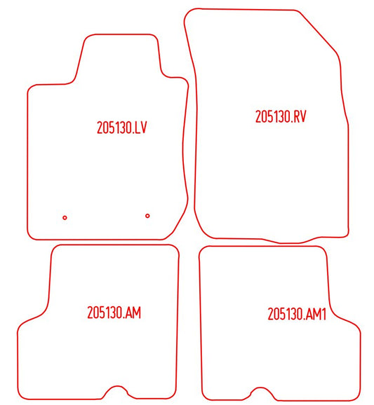 Automatten Dacia Duster (2014-2014)