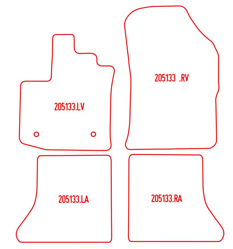 Automatten Dacia Dokker (2013-Heden)