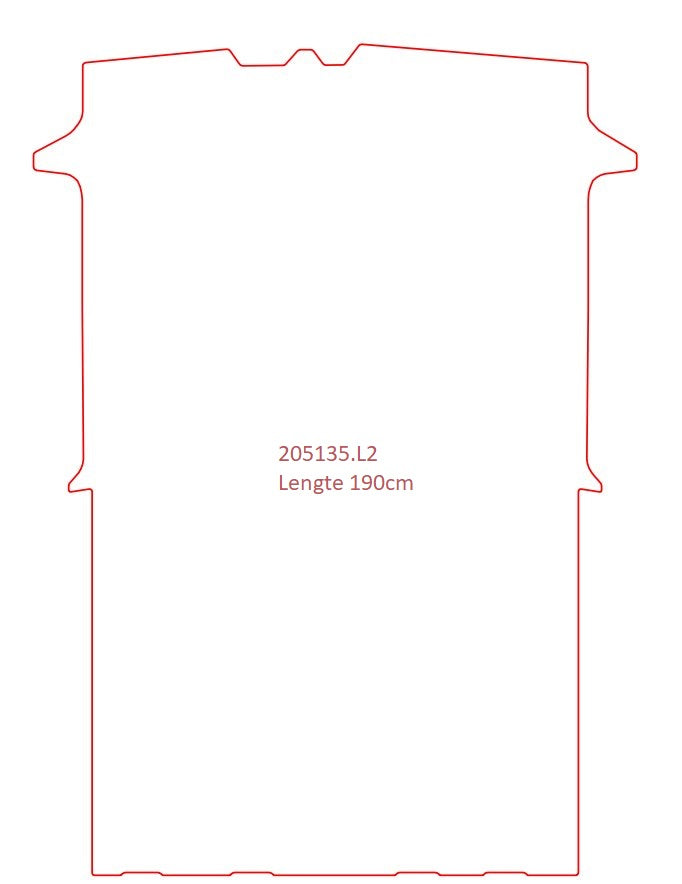 Laadvloermat Dacia Dokker (2013-Heden)