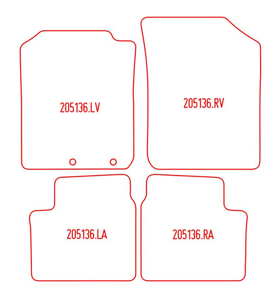 Automatten Dacia Spring (2021-Heden)