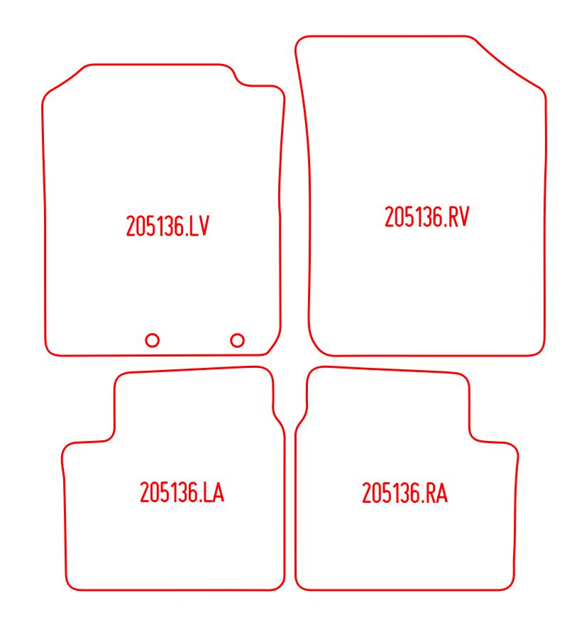 Automatten Dacia Spring (2021-Heden)