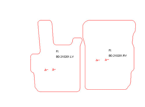 Automatten Daf CF65/75/85 (2002-2012)