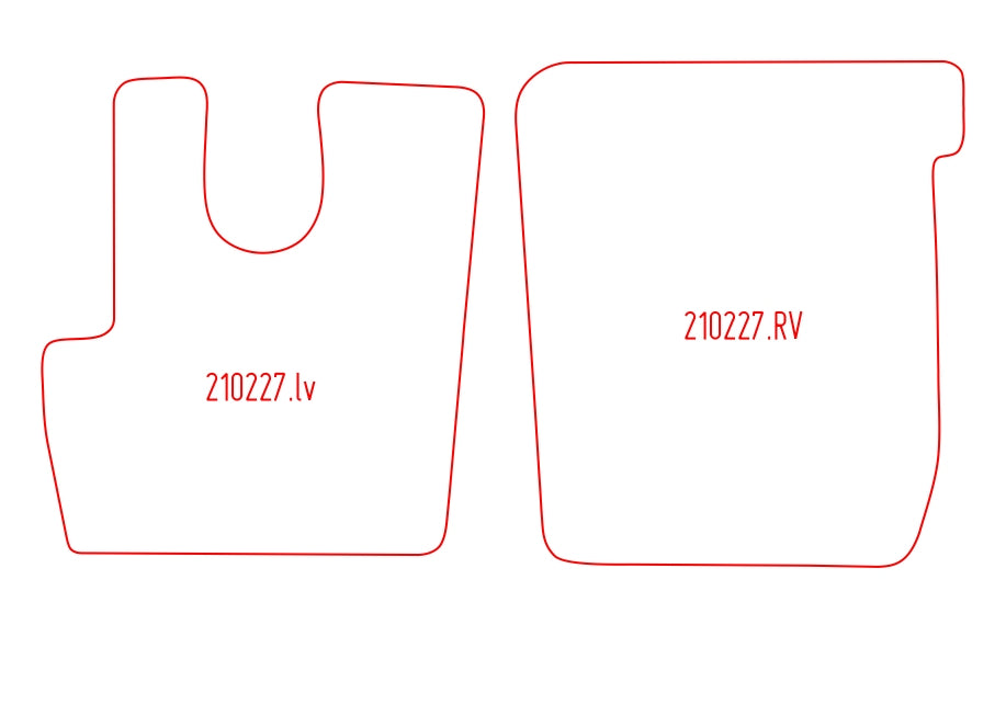 Automatten Daf CF euro-6 (2013-Heden)
