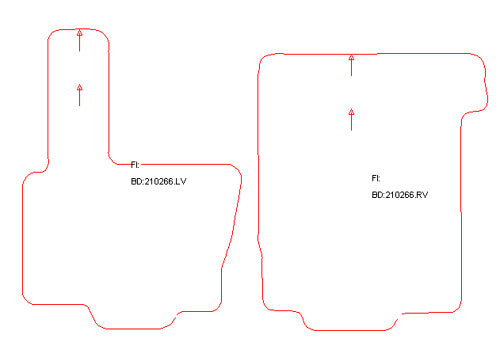 Automatten Daf 95XF (1997-2002)
