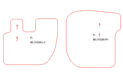 Automatten Daf LF / LF euro-6 (2013-2012)