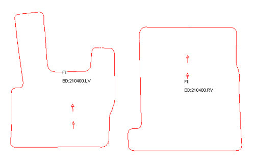 Automatten Daf XF105 (2006-2013)