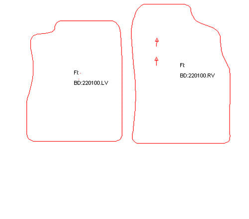 Automatten Daihatsu Applause (1989-2001)