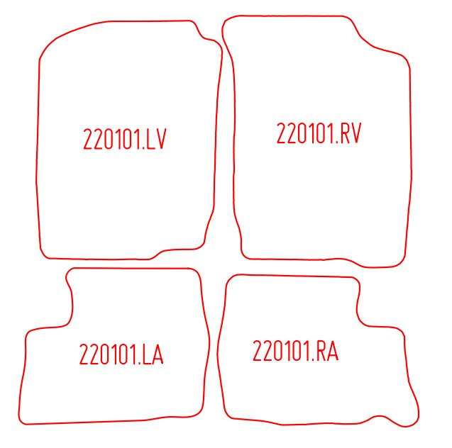 Automatten Daihatsu Young RV (2001-2007)