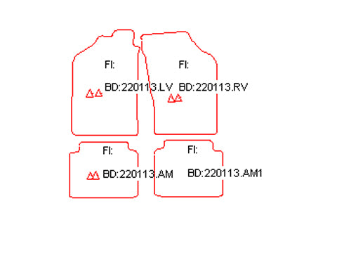 Automatten Daihatsu Charade (1983-1987)