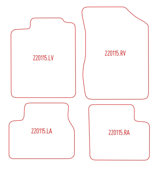 Automatten Daihatsu Charade (1993-2000)