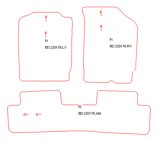 Automatten Daihatsu Move (1999-2003)