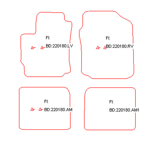 Automatten Daihatsu Materia (2007-2011)