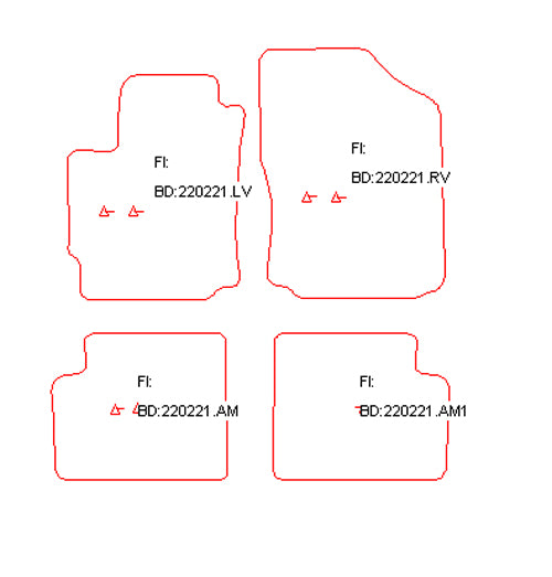 Automatten Daihatsu Sirion 2 (2005-2011)