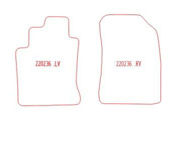 Automatten Daihatsu Terios II (2006-Heden)