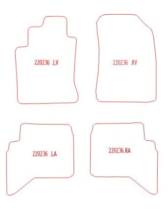 Automatten Daihatsu Terios II (2006-Heden)