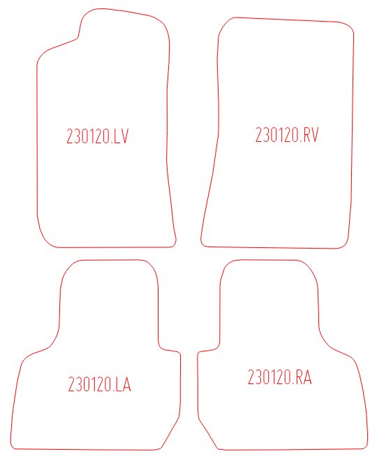 Automatten Daimler Six (1994-1997)