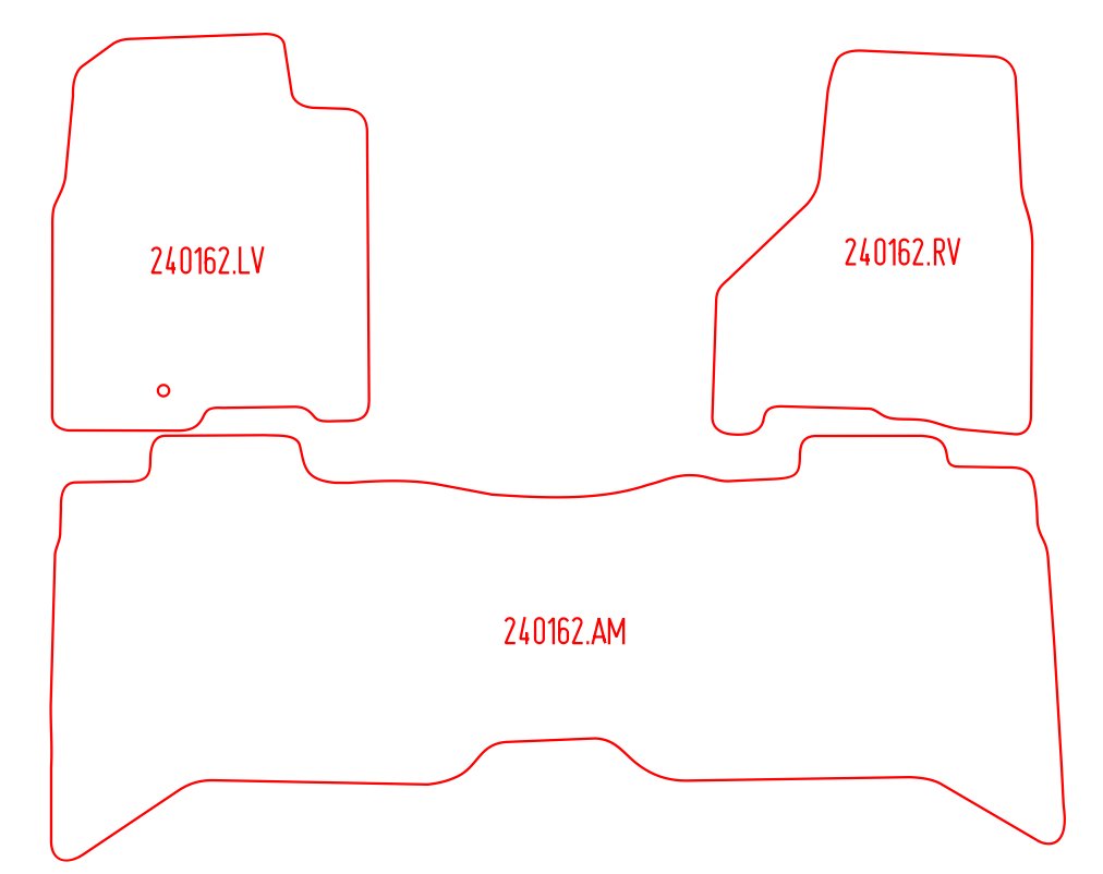 Automatten Dodge Ram 1500 (2009-2013)