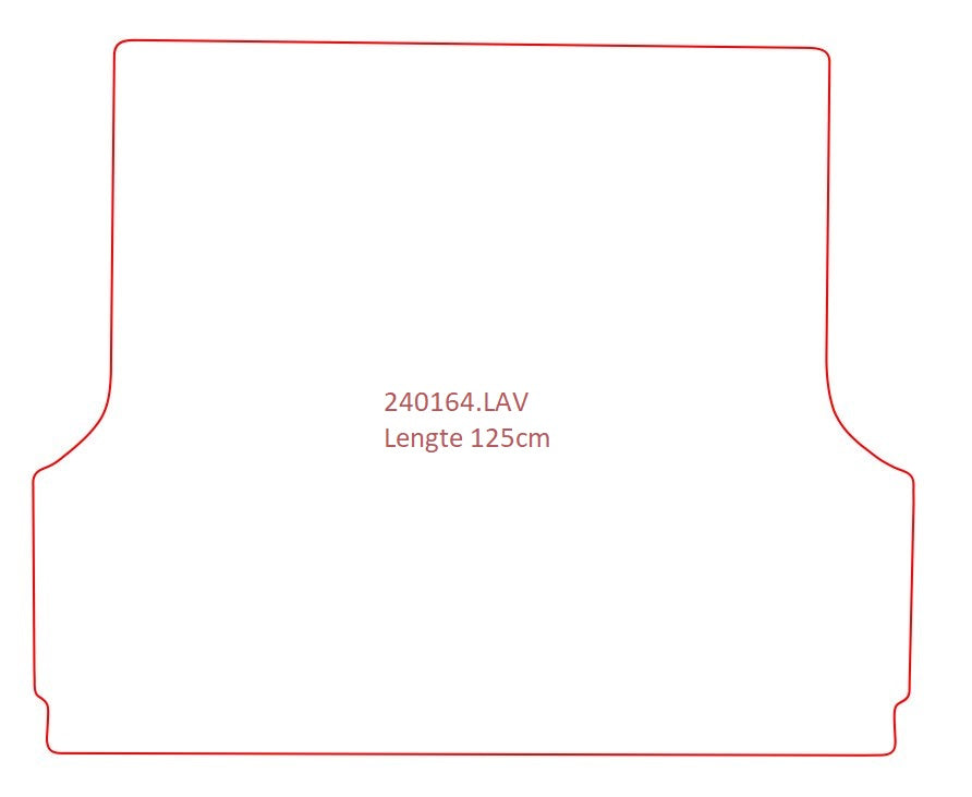 Laadvloermat Dodge Ram 1500 (2013-2013)