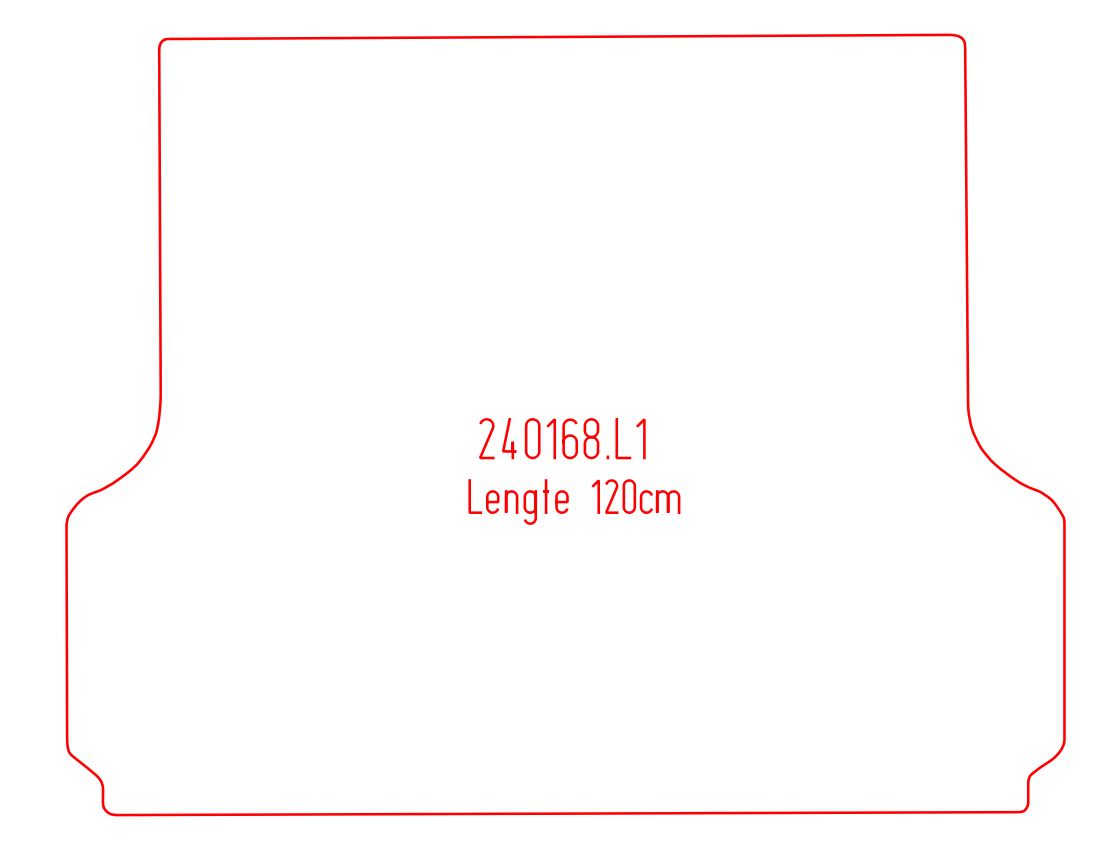 Laadvloermat Dodge Ram 1500 (2019-2019)