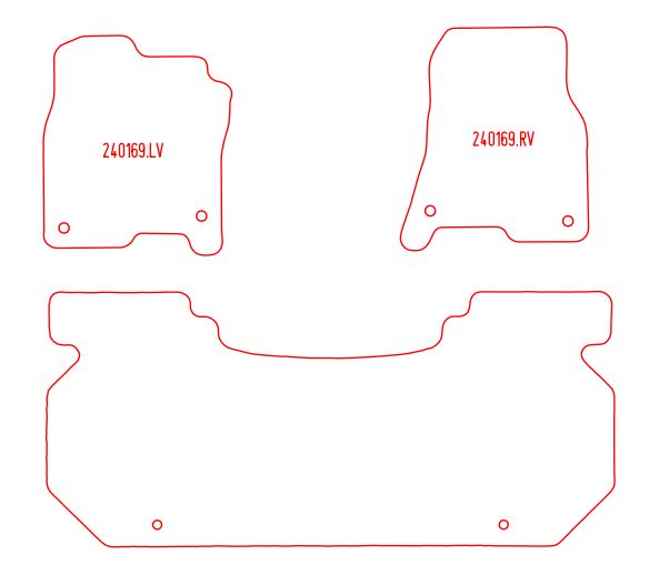 Automatten Dodge Ram 1500 (2019-Heden)