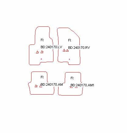 Automatten Dodge Caliber (2006-2011)