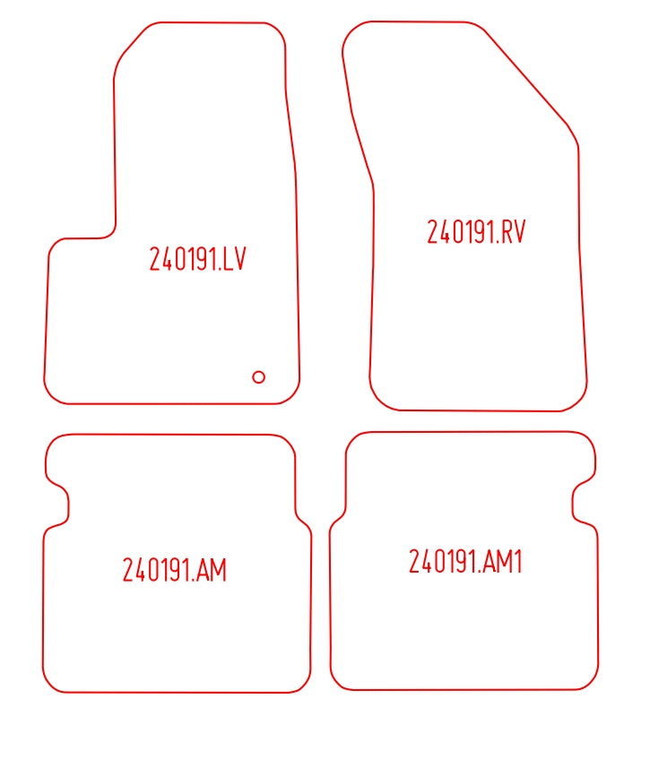 Automatten Dodge Avenger (2007-2014)