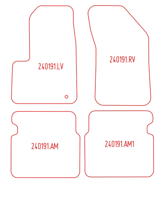 Automatten Dodge Avenger (2007-2014)