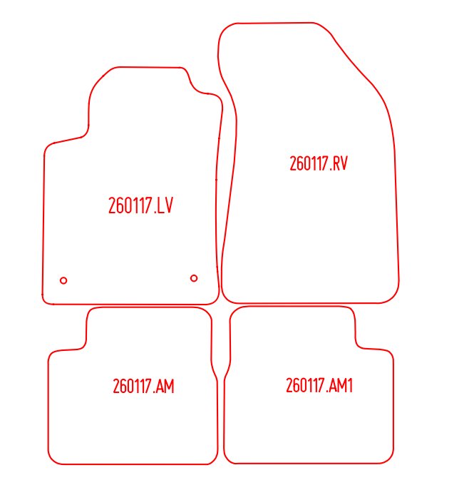 Automatten Fiat Bravo (2010-2010)