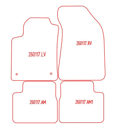 Automatten Fiat Bravo (2010-2010)