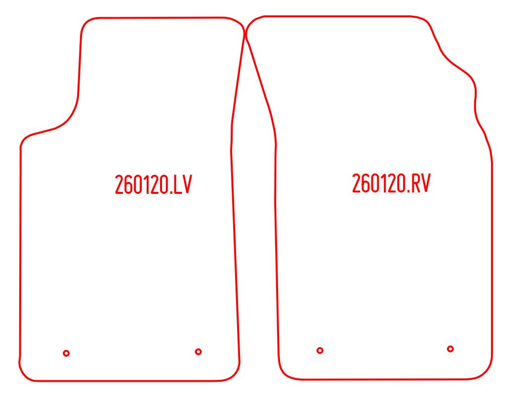 Automatten Fiat Barchetta (1995-2005)