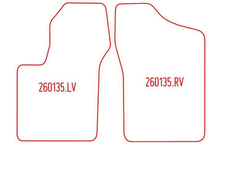 Automatten Fiat Seicento (1998-2005)