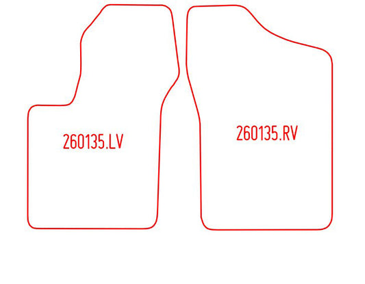 Automatten Fiat Seicento (1998-2005)