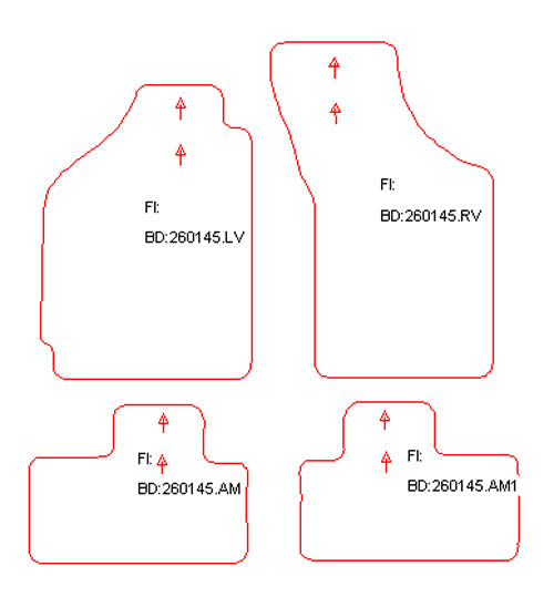 Automatten Fiat Coupe (1993-2000)