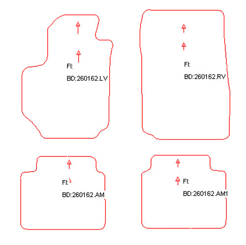 Automatten Fiat Croma (2005-2011)